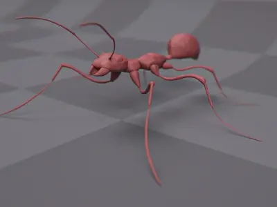 Highpoly Ant Sculpt 3D model