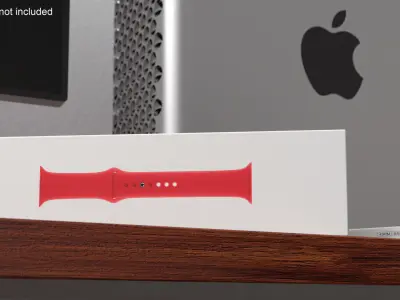 Apple Watch Strap Packaging Box 3D model