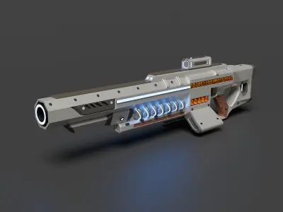 Modern AK-47 3D model 3D model