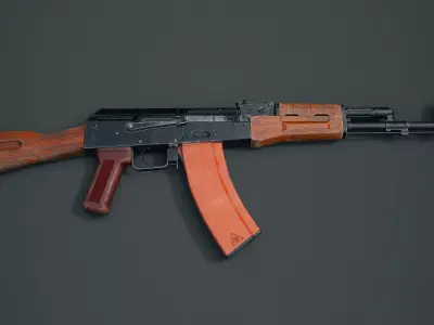AK 74 3D model get
