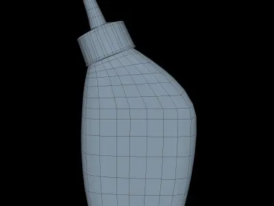 Oiler Low Poly oil bottle Low-poly 3D model