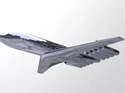 Fictional April Fool Special Ground-effect vehicle Inspire serie 3D model