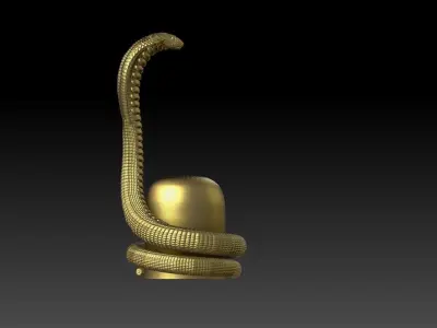 SHIVLING AND NAG 3D print model