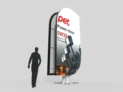 Billboard M9 Low-poly 3D model