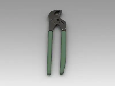 Pliers 3D model 2