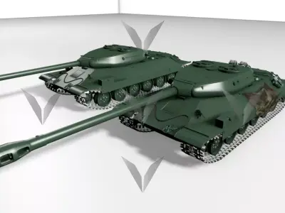 IS-6  Object 252 3D model
