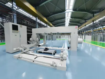 Laboratory industrial machinery models 3D model