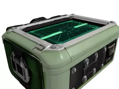 Rugged SciFi Field Terminal 3D model