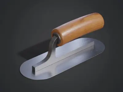 Two Pool Trowels 3D Model Pack