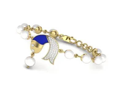 Stylish antique bracelet  3D print model