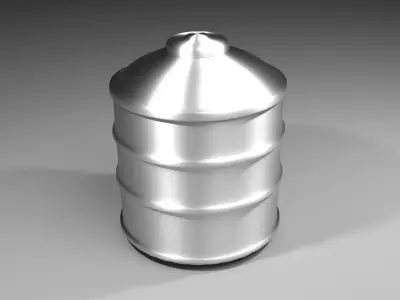 Steel Water Tank 3 3D model