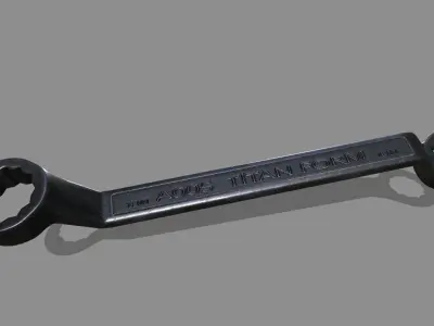 wrench Low-poly 3D model 16