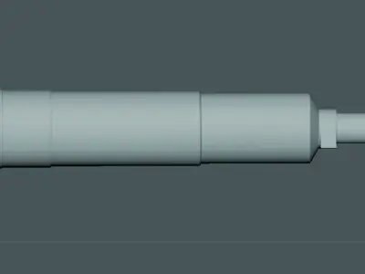 Telescope orange 3D model