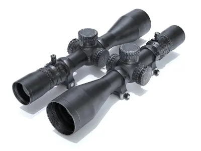 Night Force Scope 32x50 Low-poly 3D model