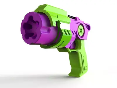 Toy gun 3D model 3D model purchase