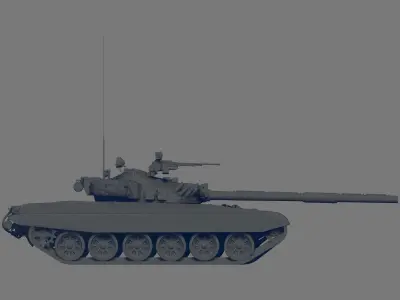 T 72A 3D model