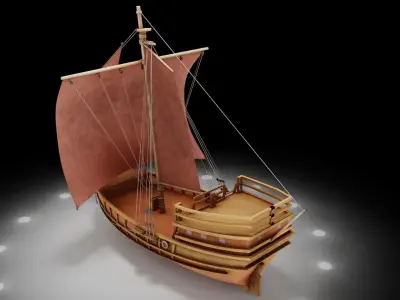 A Ship 3D model