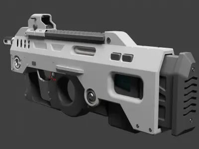 Concept Gun model 3D model