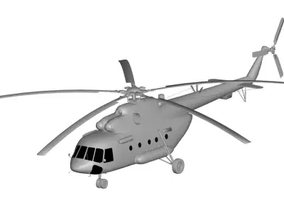 Mil Mi-17 3D model get