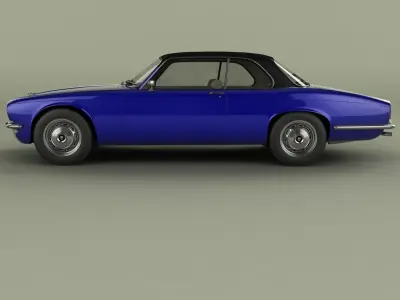 Jaguar XJ6C Coupe 3D model purchase