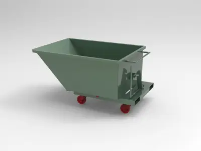 chips waste container 3D model