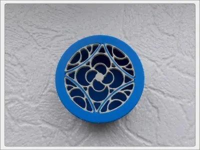 Round box Free 3D print model