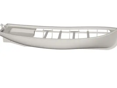 Boat concept 3D model
