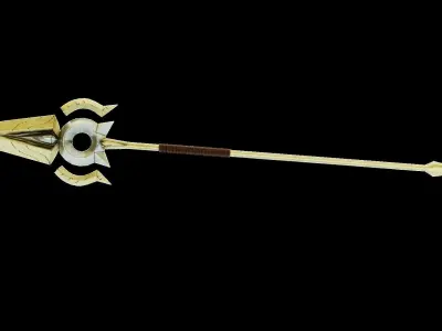 Pantheon Spear  Low-poly 3D model