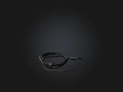 Whip model Low-poly 3D model
