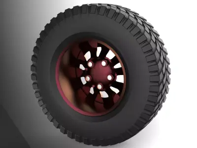 OFF ROAD TYRE Free 3D model