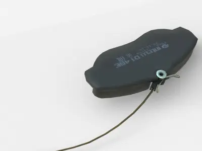 Brake Pads Low Poly Low-poly 3D model