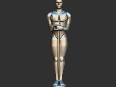 Oscar statue - home decor 3D print model