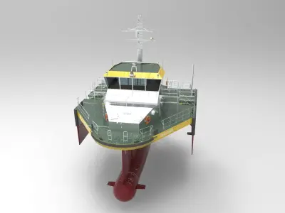 exploler swath Low-poly 3D model