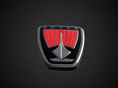 rover logo 3D model