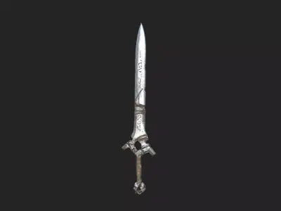 sword 3D Model 002 Low-poly 3D model