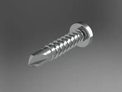 Screw 3D model buy