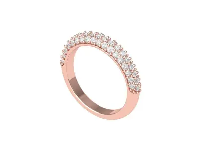 Wedding Ring 3D print model 62