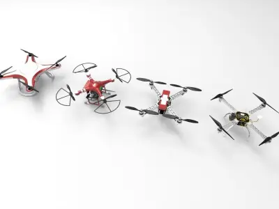 Drone 4 type 2A 3D model