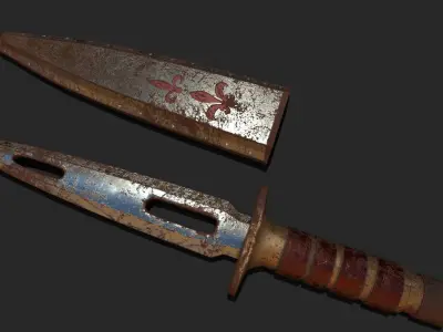Medieval Dagger 3D model
