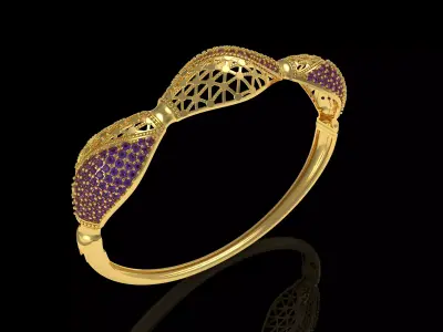 Art Deco Bracelet 43 3D print model