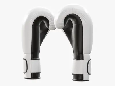 Boxing gloves leather 3D model