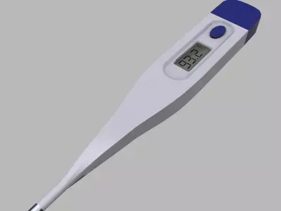 Thermometer Low Poly Low-poly 3D model