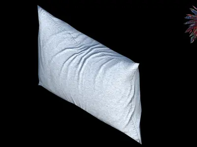 Low Poly Pillow Game Ready Free low-poly 3D model