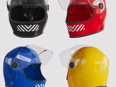helmet motorcycle 3D model