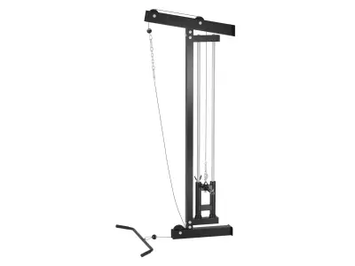 Wall-mounted Lat Pulldown Machine 3D Model 3D model