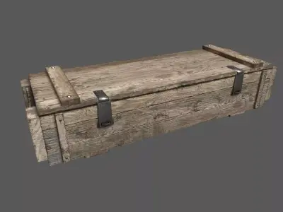 Military Crate 03 Low-poly 3D model purchase