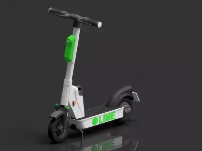 Lime electric scooter 3D print model