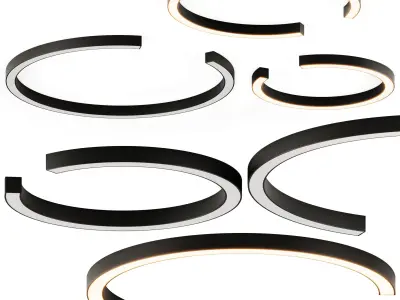 Roberta Ceiling Lamp by Robin 3D model