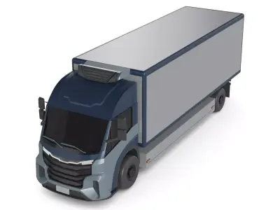 Refrigerated Truck 3D model by hoangduc203 - PBR