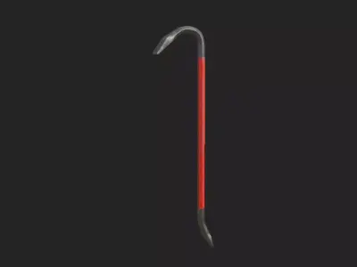 Crowbar 3D Model 001 Low-poly 3D model